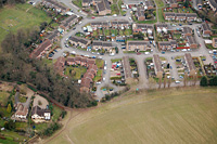 Temple Fields from the air Photo of Temple Fields from the air