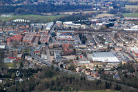 Hertford from the air Photo of Hertford from the air