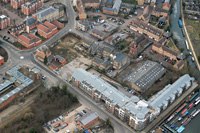 Hertford from the air Hertford from the air