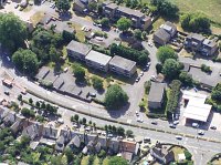 Queen's Road and Morgan's Road from the air