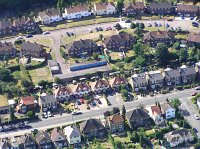Ware Road and Kings Road from the air Ware Road and Kings Road from the air