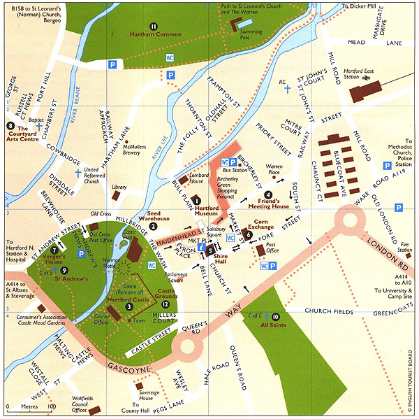 Map of Town Centre